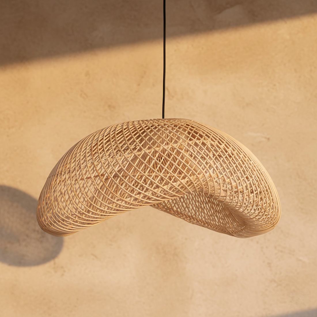 Maze Organic Pendant Light Natural XL Raw Materials