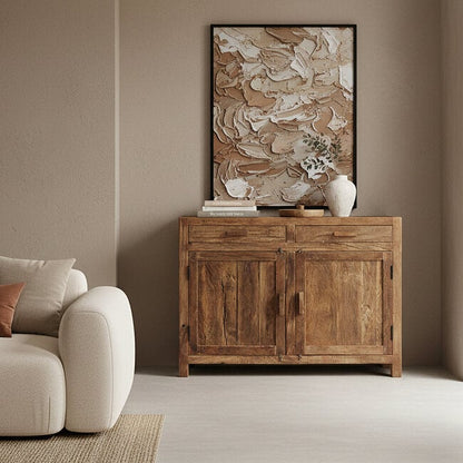 Farmwood Sideboard With 2 Doors Raw Materials