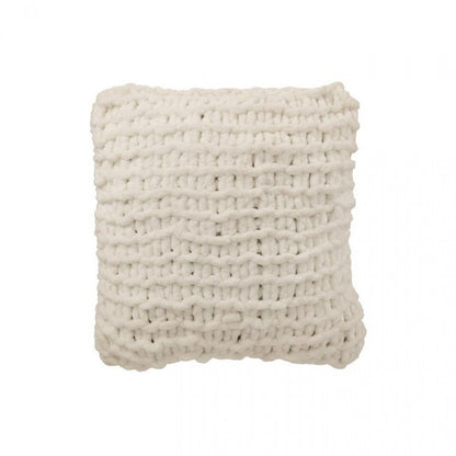 Blanket Knitted Polyester White J-Line