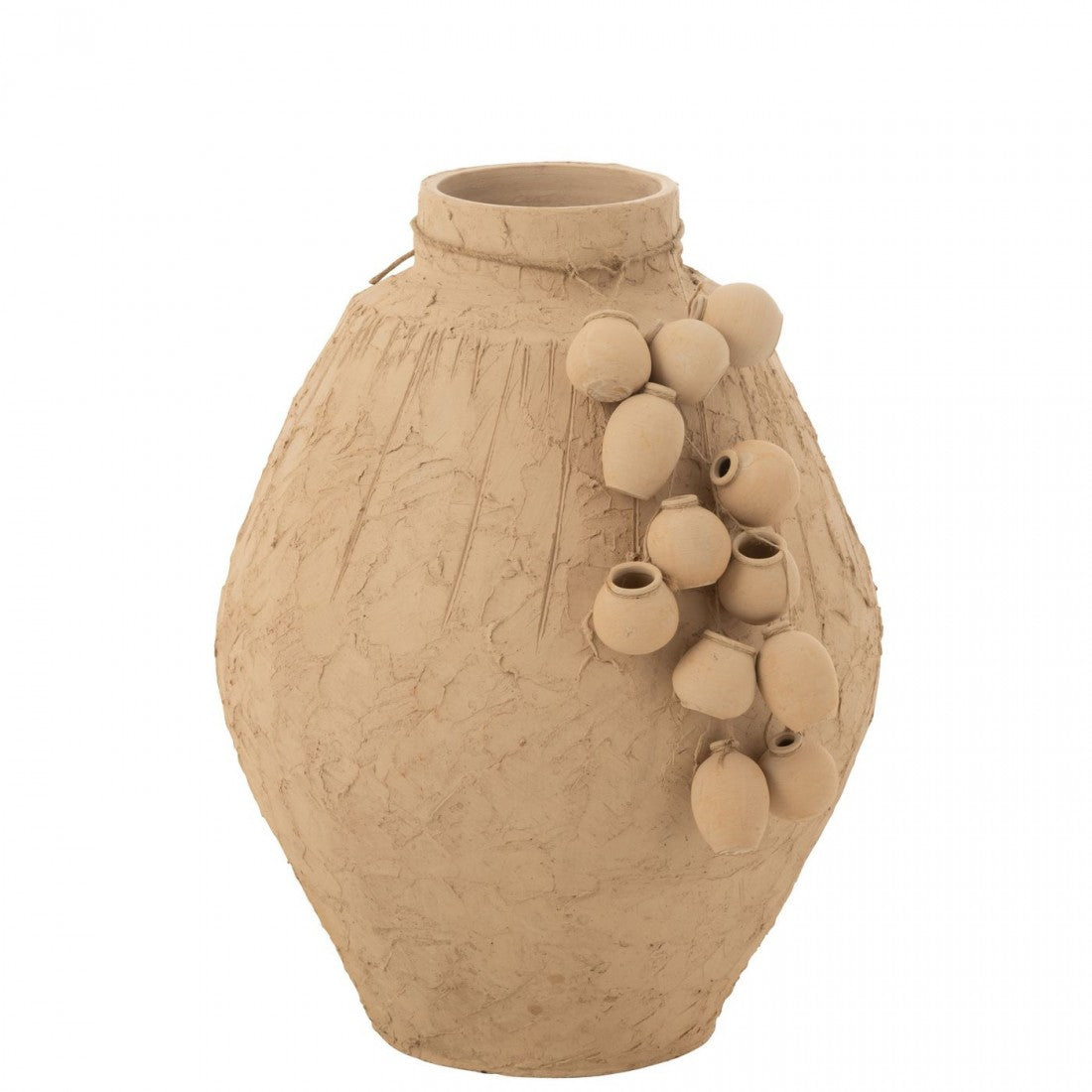 Pot + Hanging Pots Natural Clay Large J-Line