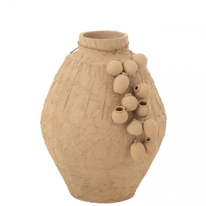 Pot + Hanging Pots Natural Clay Large J-Line