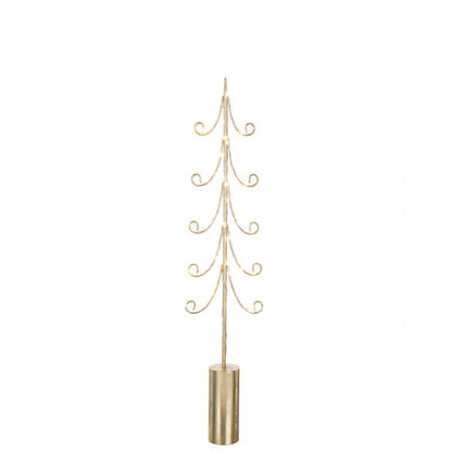 Tree LED Cylinder Base Iron Gold-Colored Set of 3 J-Line