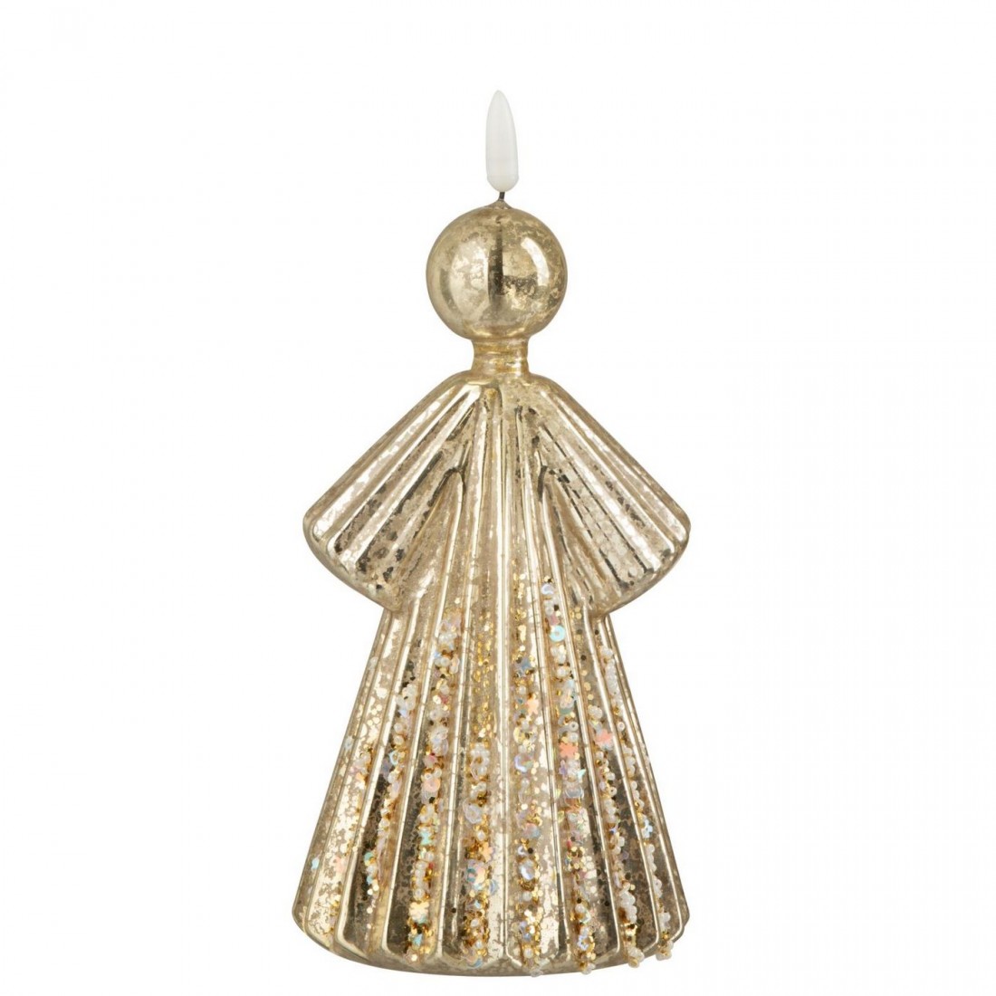 Angel LED Glass Gold-Colored Set of 2 J-Line