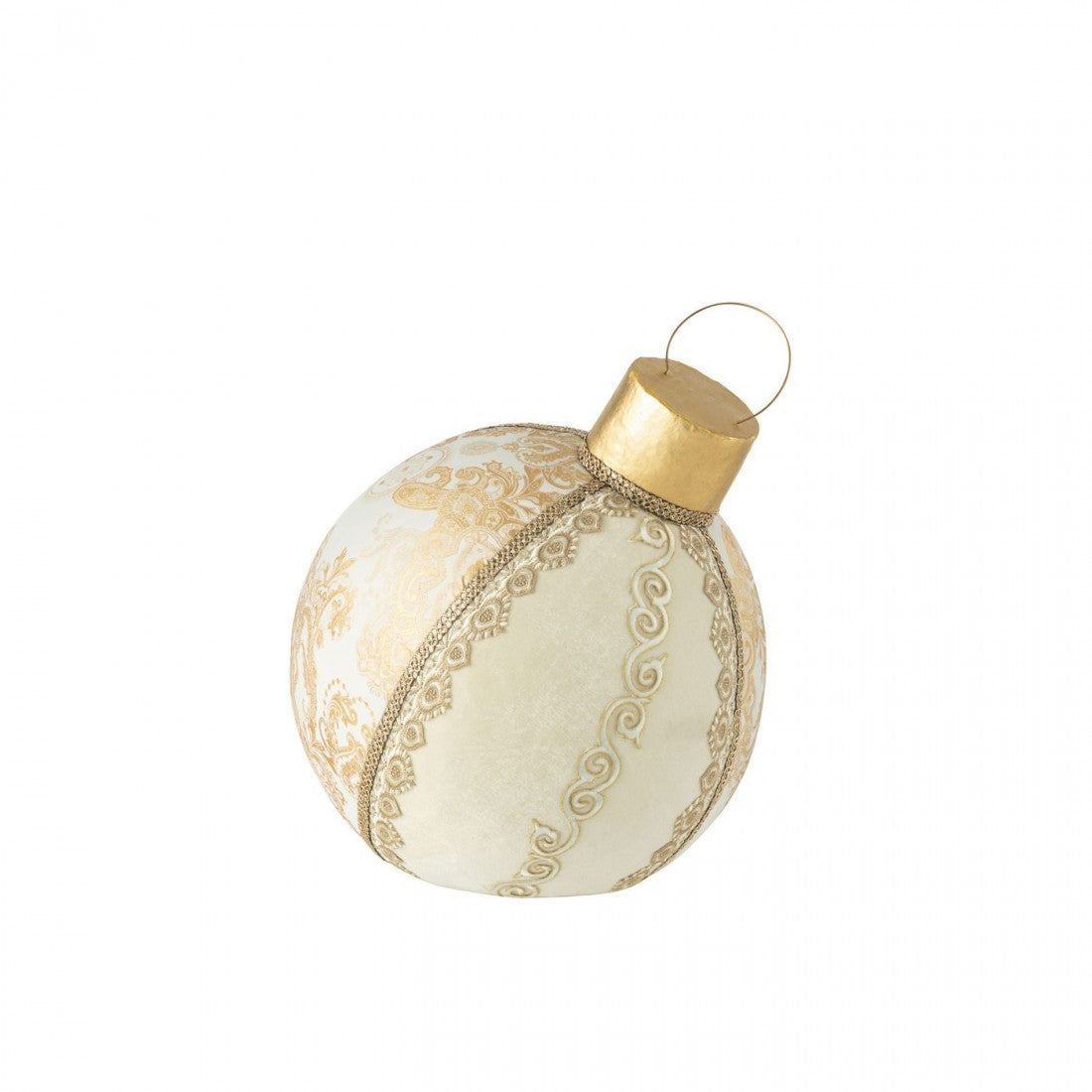 Decorative Pattern Ball Polyfoam/Textile Gold Large J-Line