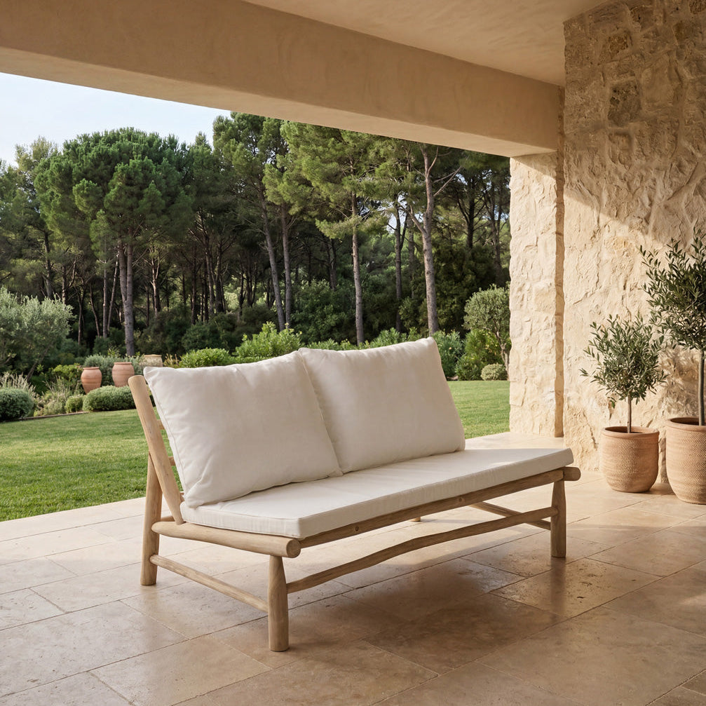 The Island Two-Seater - Natural White Bazar Bizarre