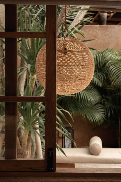 The Bubble Pendant Light - Natural - Medium Bazar Bizar