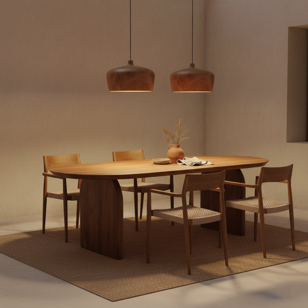Sirocco Dome Pendant Light Ø30cm Raw Materials