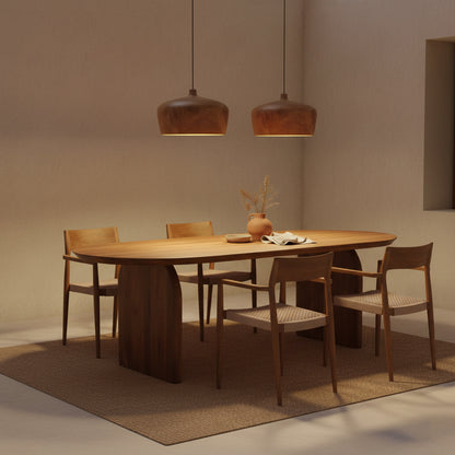 Sirocco Dome Pendant Light Ø30cm Raw Materials