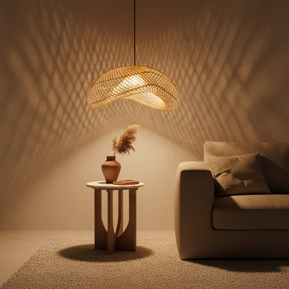 Maze Organic Pendant Light Natural XL Raw Materials