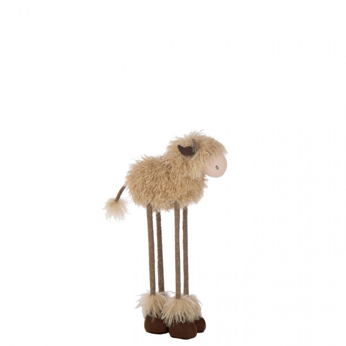 Cow Telescopic Polyester Dark Brown/Beige Small J-Line