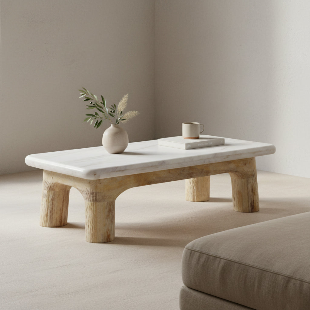 Sandy Dunes Coffee Table Raw Materials