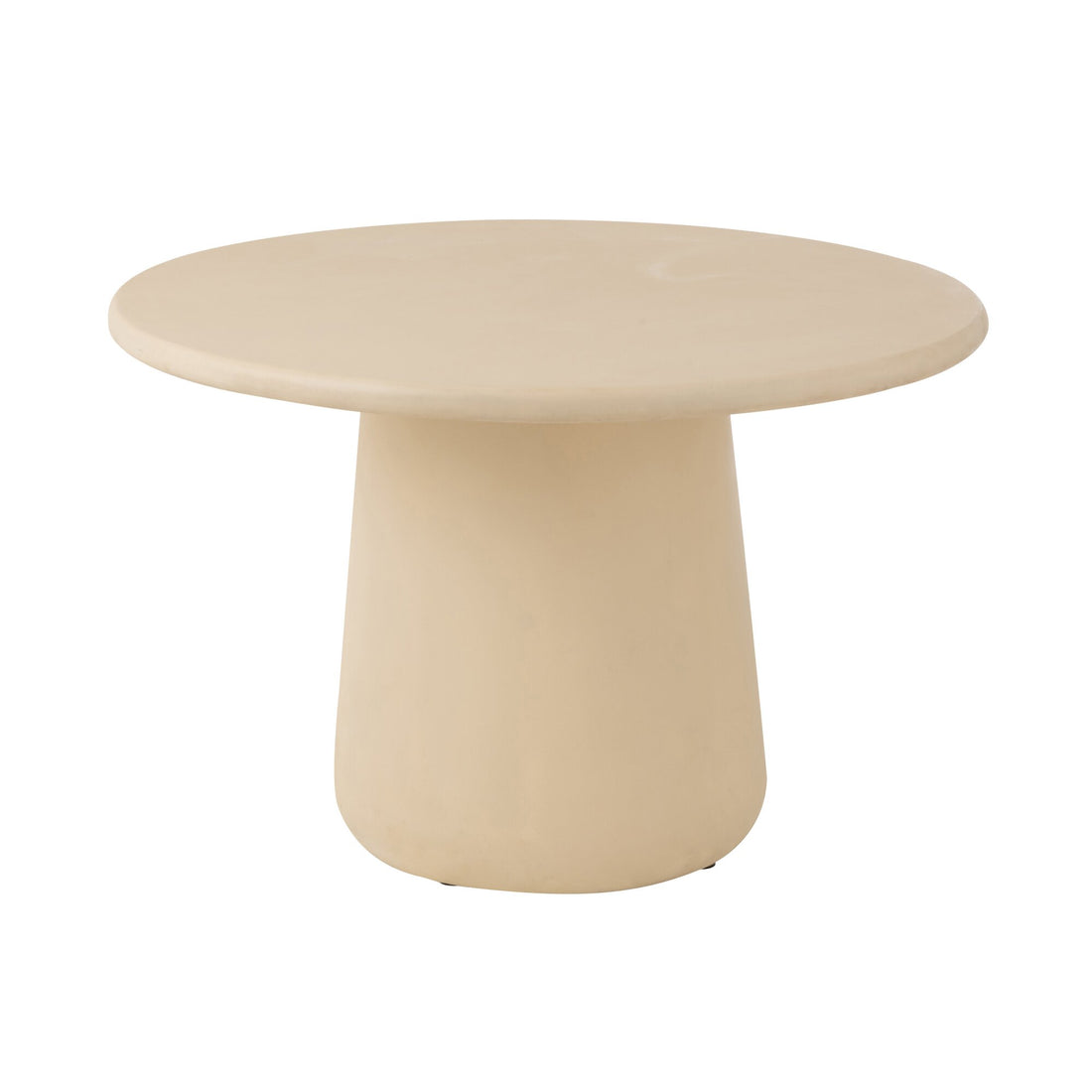 Round Dining Table Ram Beige Ø118cm J-Line