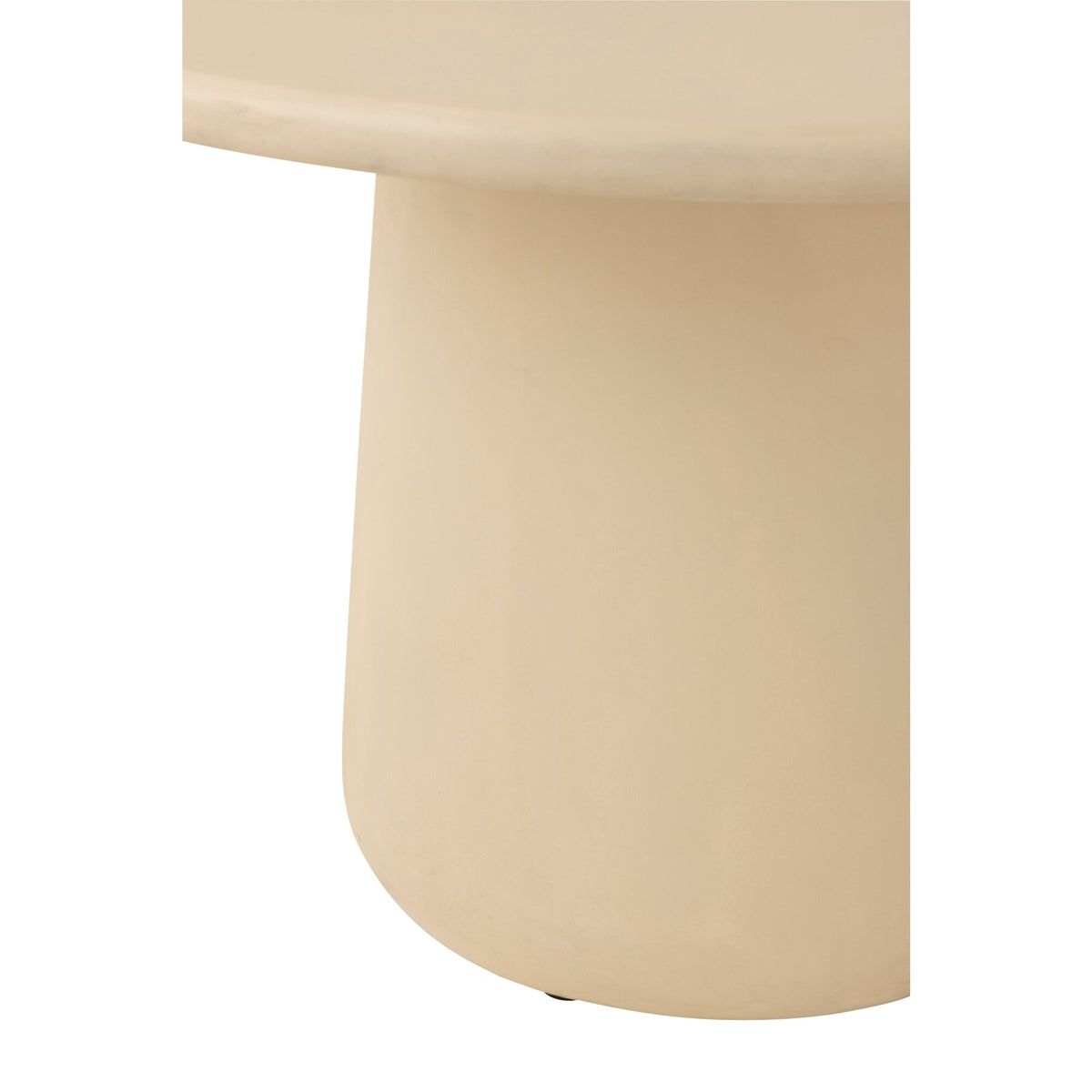 Round Dining Table Ram Beige Ø118cm J-Line