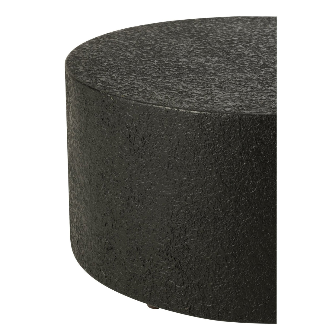 Coffee Table Cylinder MDF Black J-Line
