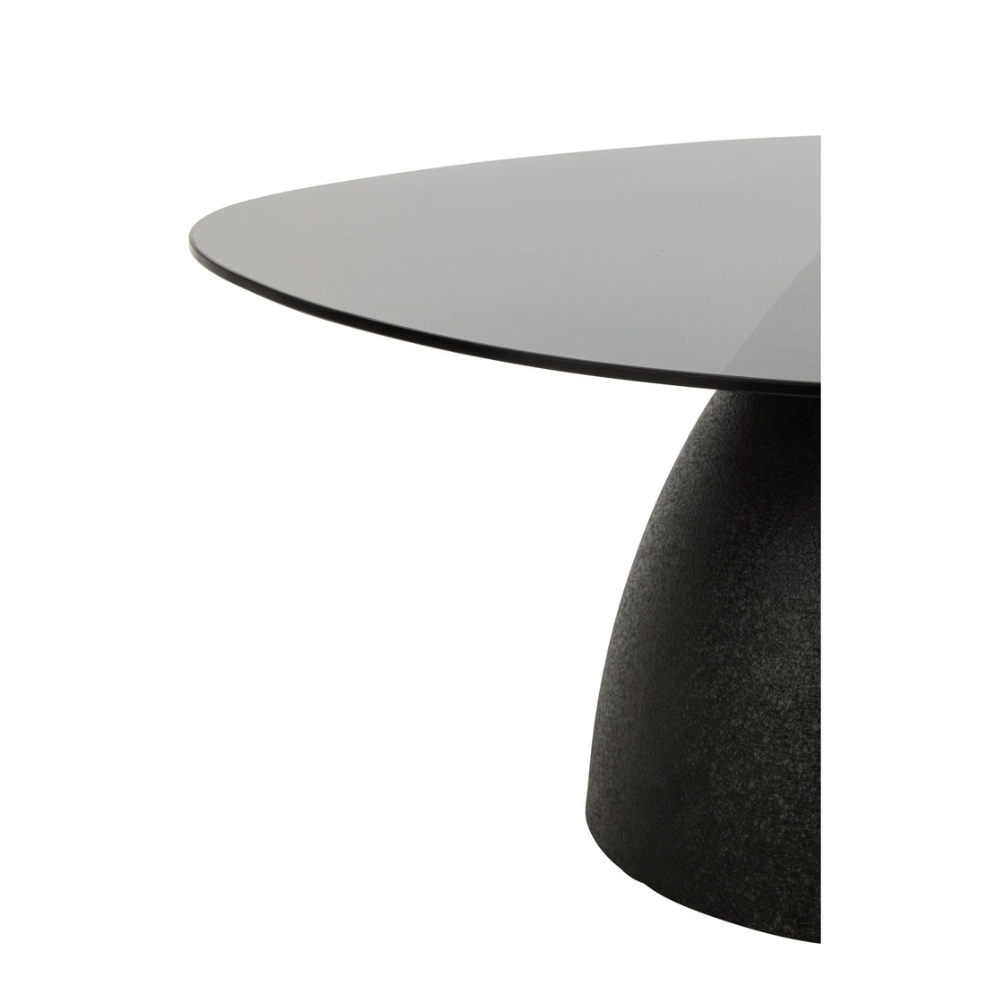 Coffee Table Glass/Metal Black J-Line