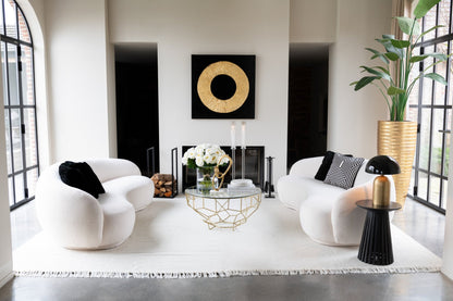 Coffee Table Moza Metal/Glass Gold J-Line