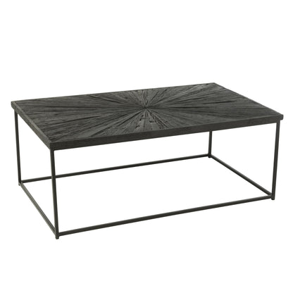 Coffee table Shanil Wood/Iron Black J-Line