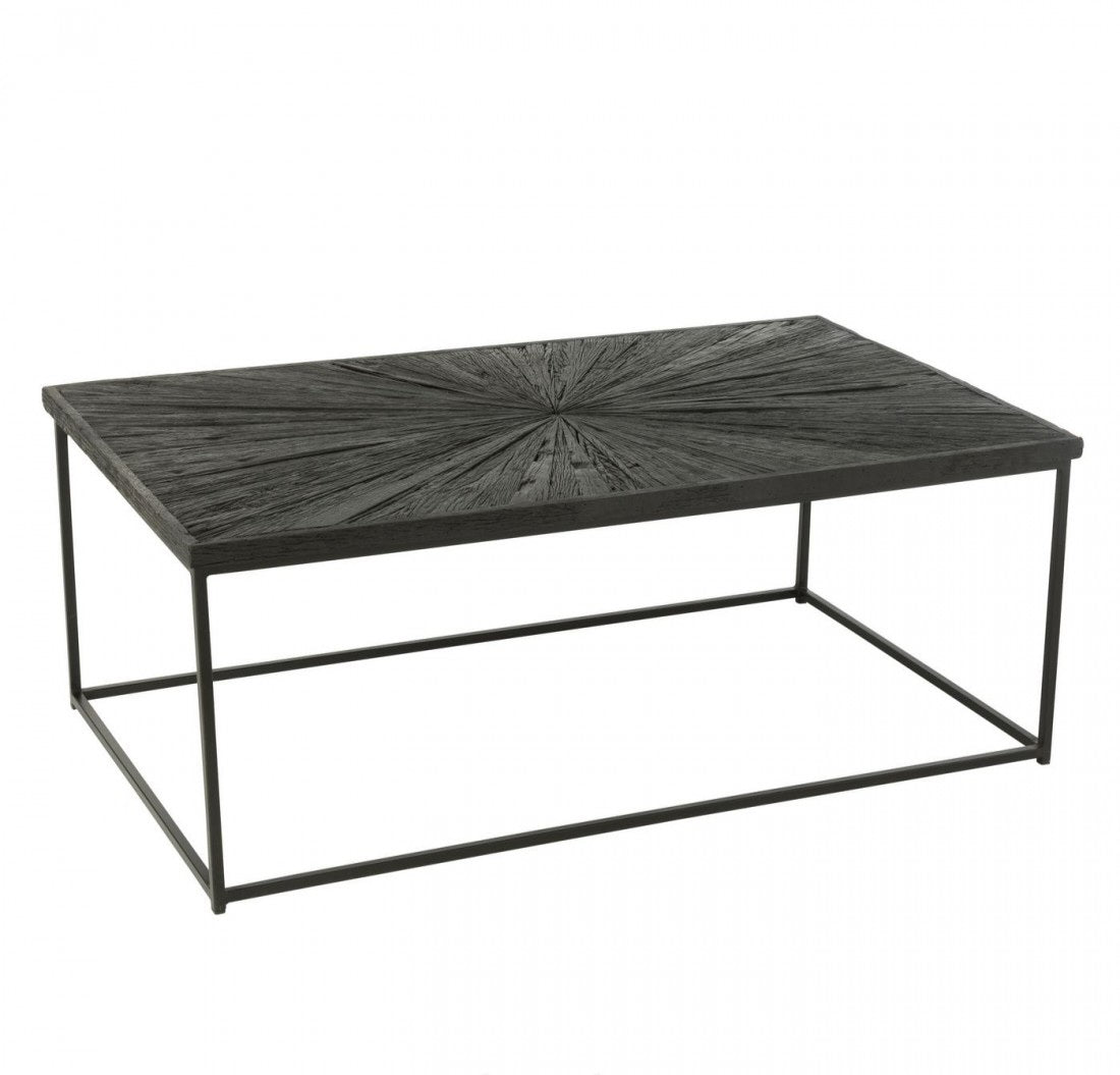 Coffee table Shanil Wood/Iron Black J-Line