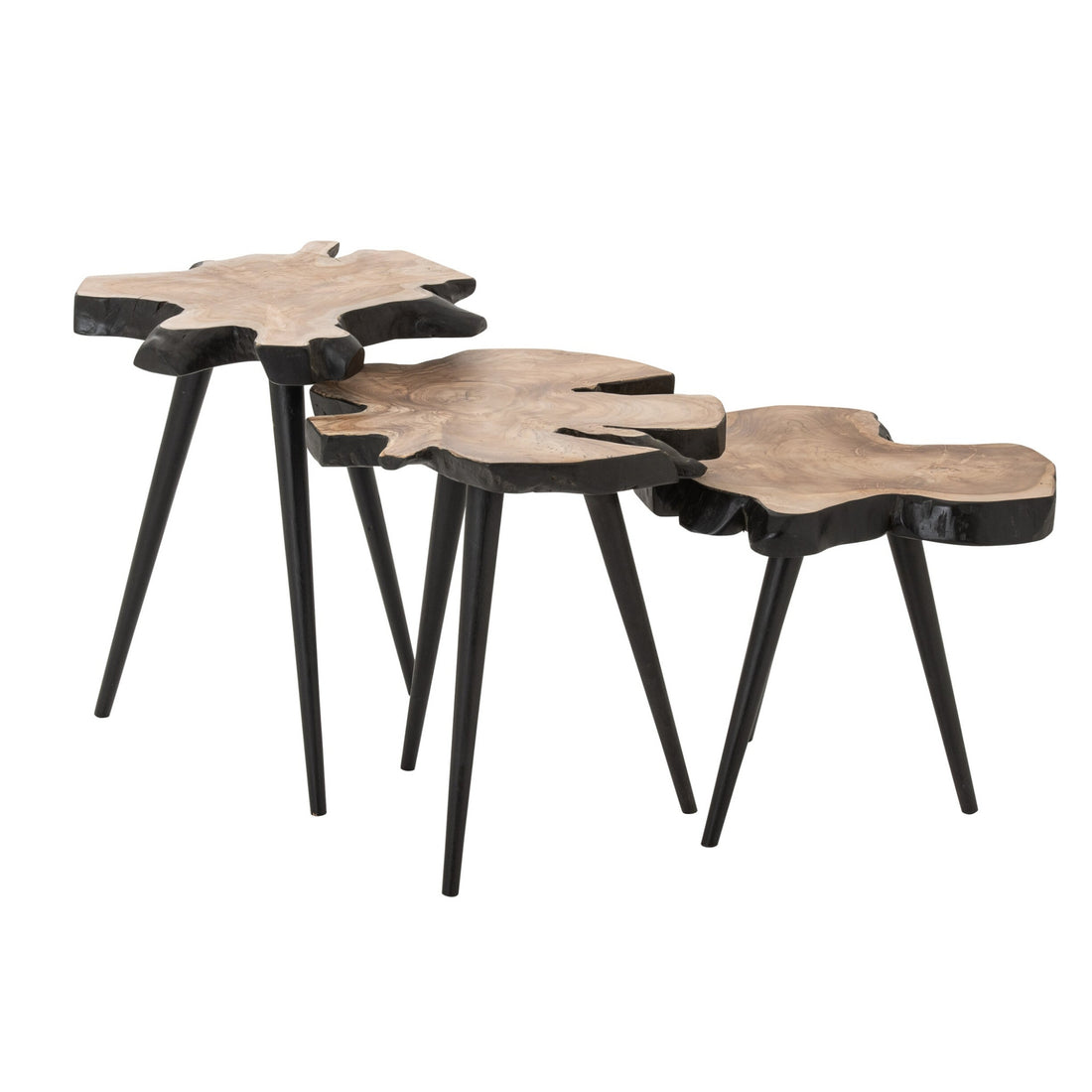 Coffee Table Teak Natural/Black J-Line