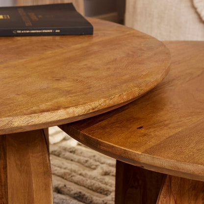 Salontafel Tense van Starfurn van opzij gezien, 45 cm hoog