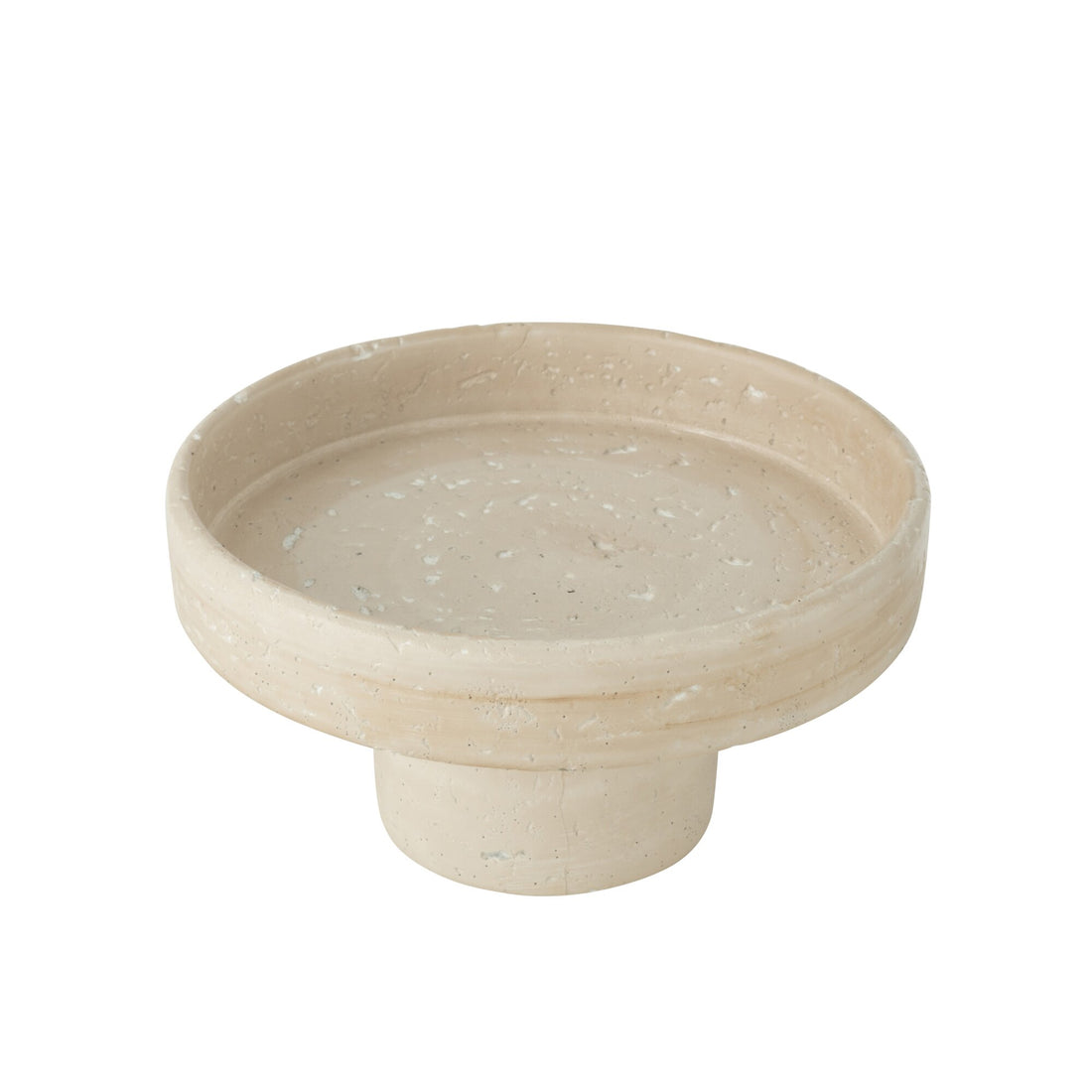 Decorative Bowl Olina Cement Cream Small