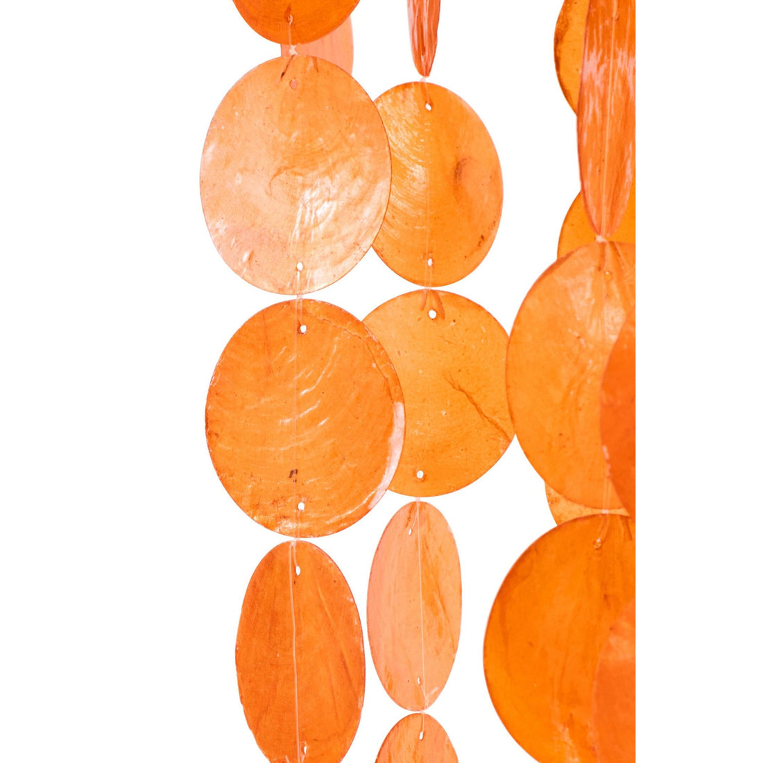 Capiz Shell Pendant Light Orange Large Ø80cm x H250cm J-Line