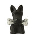 Schotse Terrier + Bot Polyresin Zwart - Beeld - J-Line - livinglovely.nl