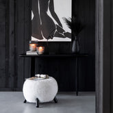 Sidetabel Acaciahout Zwart J-Line - Sidetable - J-Line - livinglovely.nl
