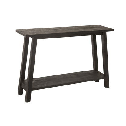 Square Mango Wood Side Table Black J-Line