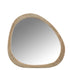 Spiegel Onregelmatig Mangohout Small - Spiegel - J-Line - livinglovely.nl
