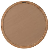 Spiegel Rond Spar/Glas Natuur Ø 75 cm - Spiegel - J-Line - livinglovely.nl