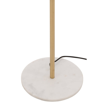 Floor Lamp Metal/Marble Gold J-Line