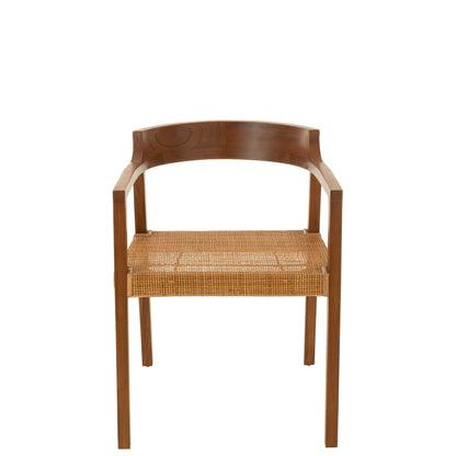 Chair Emma Teak Wood Brown J-Line