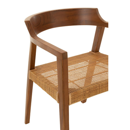 Chair Emma Teak Wood Brown J-Line