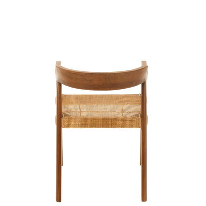 Chair Emma Teak Wood Brown J-Line
