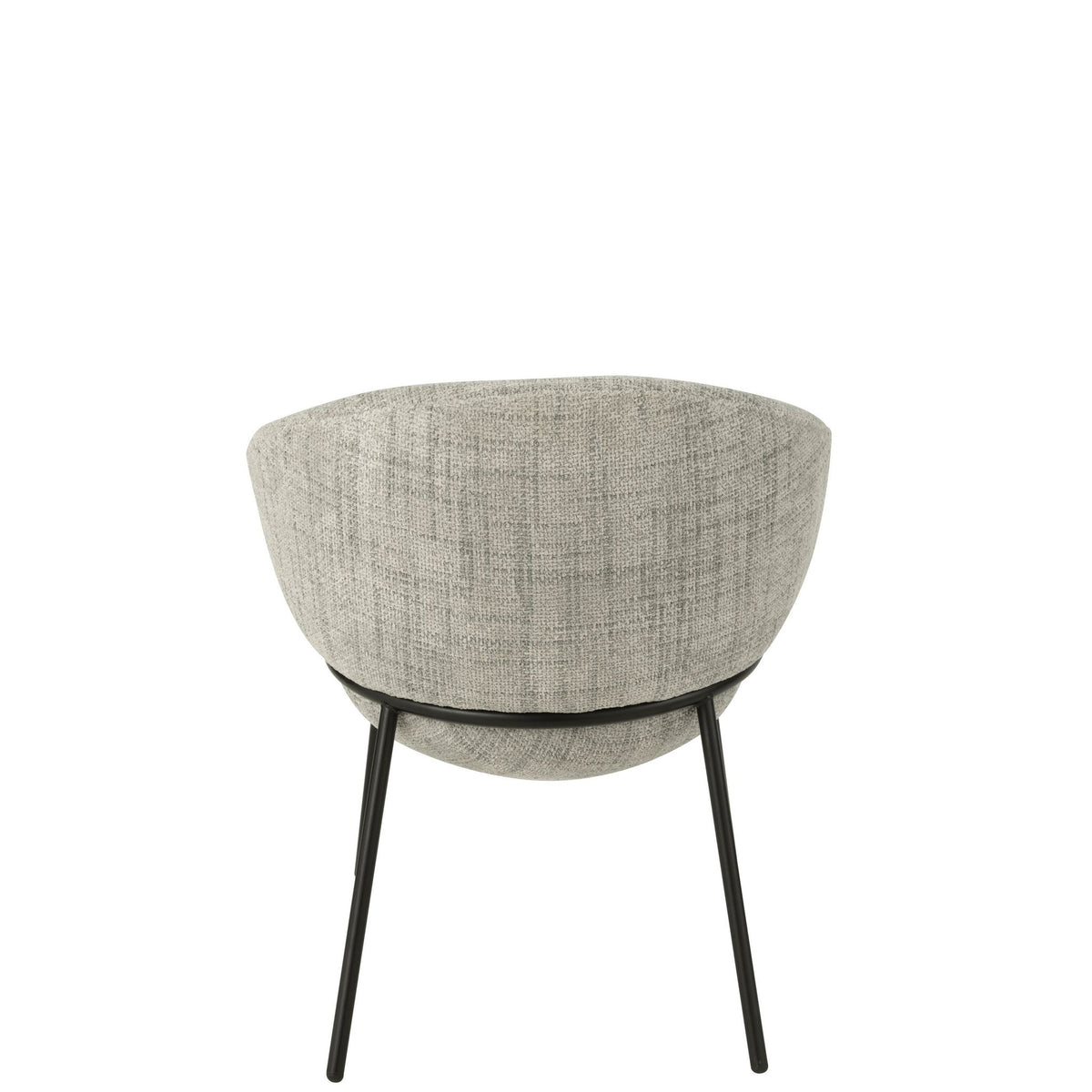 Stoel Ijzer Grijs/Zwart- J-Line