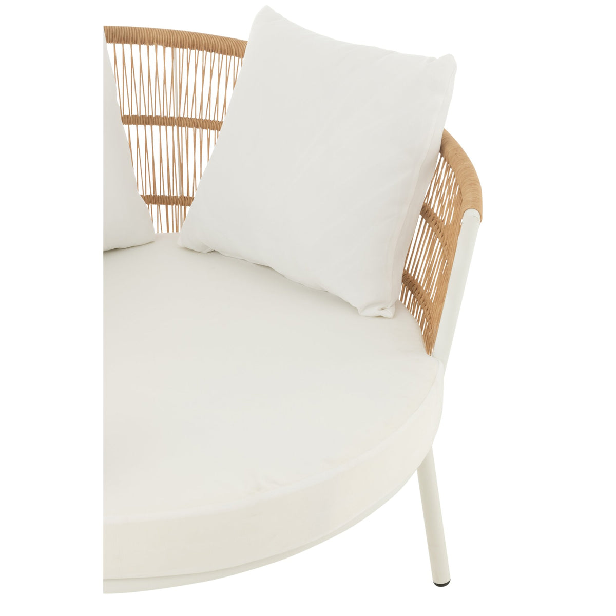 Chair Joa Metal/Rattan White J-Line