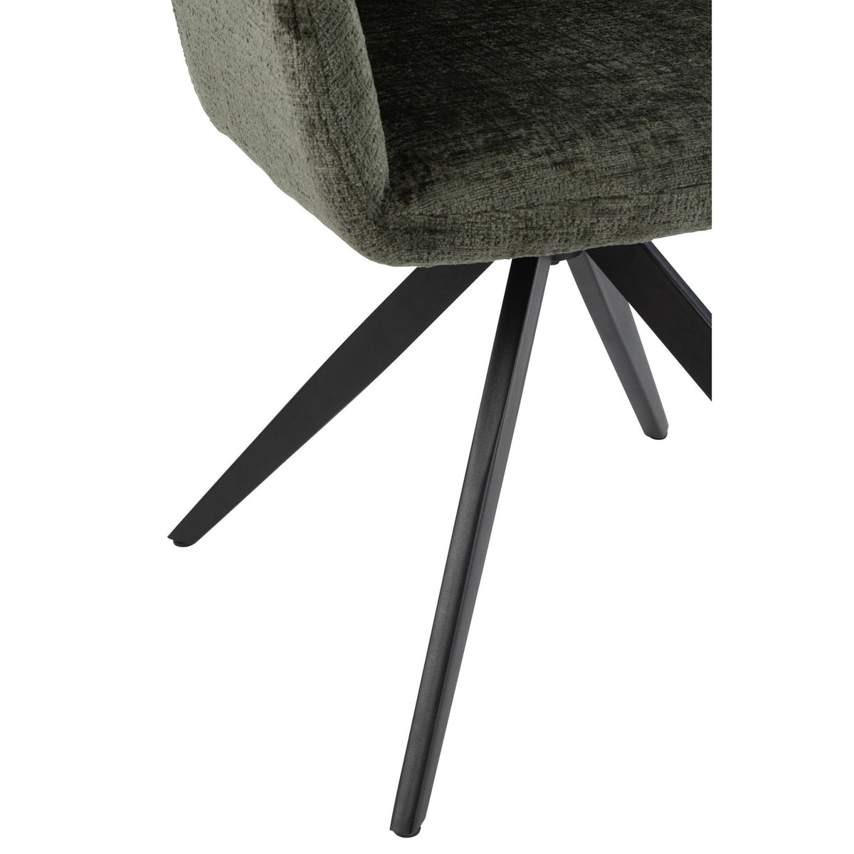 Chair Louna Iron/Acrylic Green J-Line