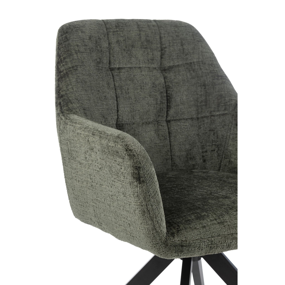Chair Louna Iron/Acrylic Green J-Line