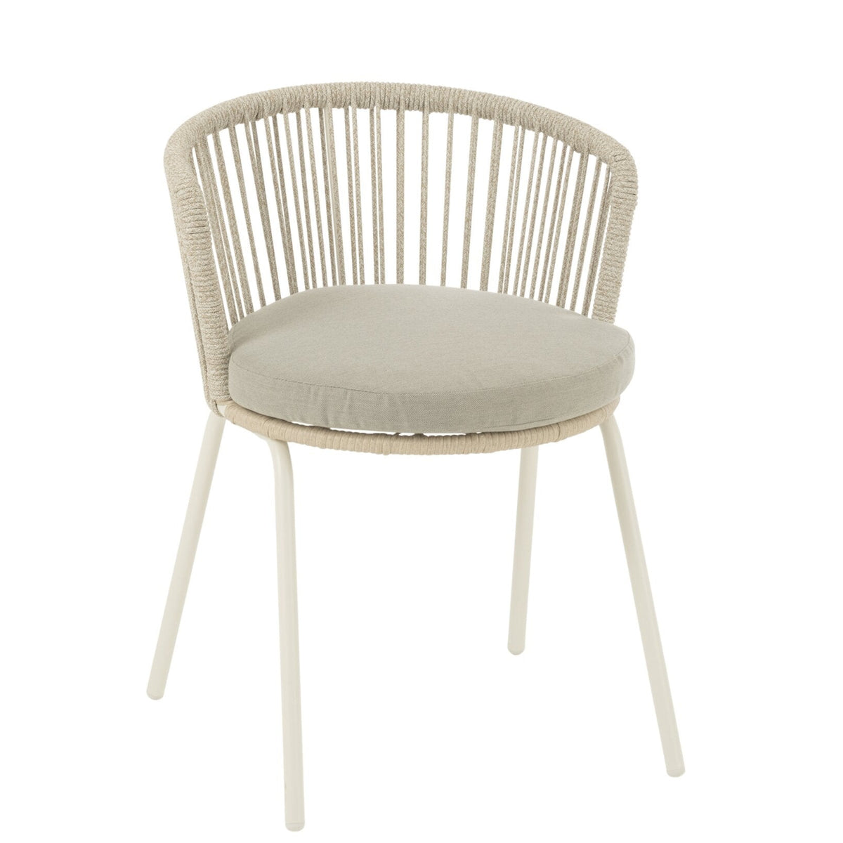Chair Toa Metal/Rope Grey J-Line