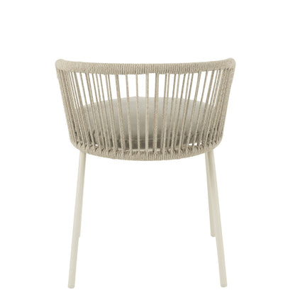 Chair Toa Metal/Rope Grey J-Line