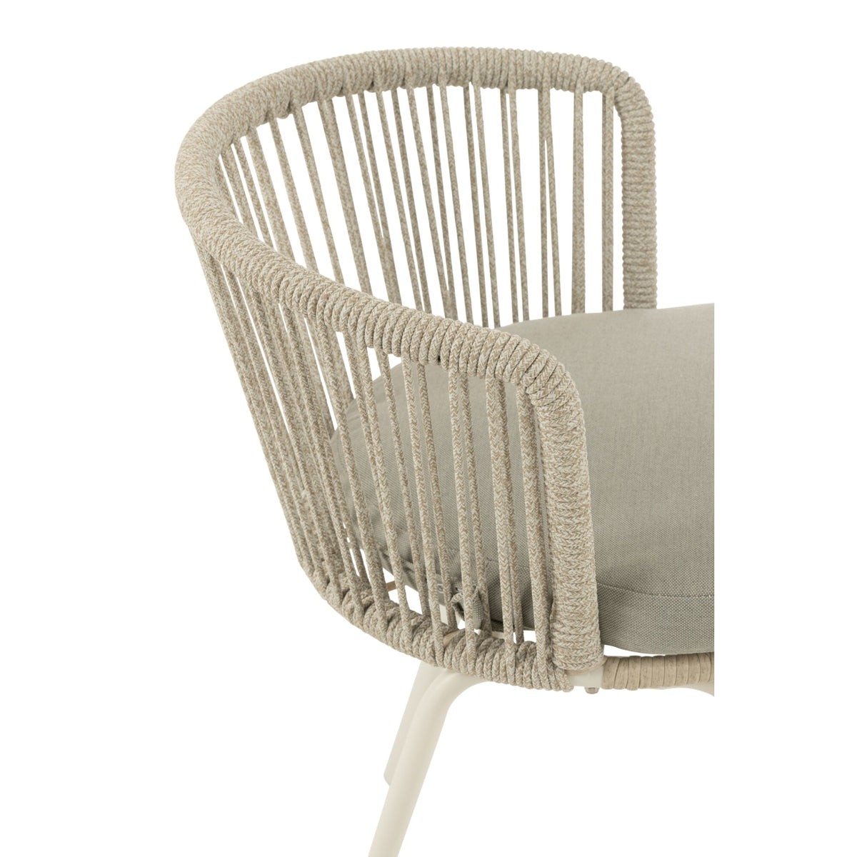Chair Toa Metal/Rope Grey J-Line