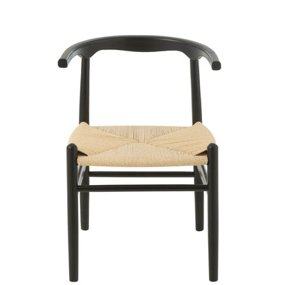 Chair Toon Beechwood/Rope Black J-Line