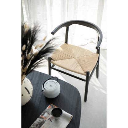 Chair Toon Beechwood/Rope Black J-Line