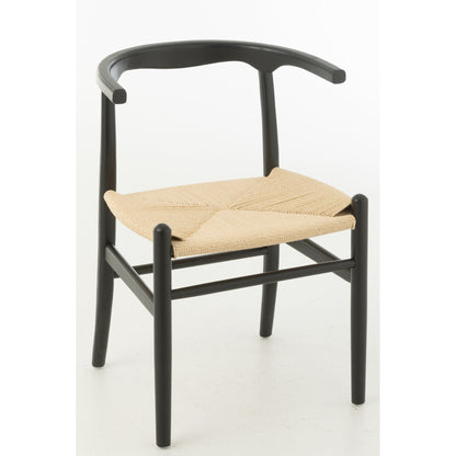 Chair Toon Beechwood/Rope Black J-Line