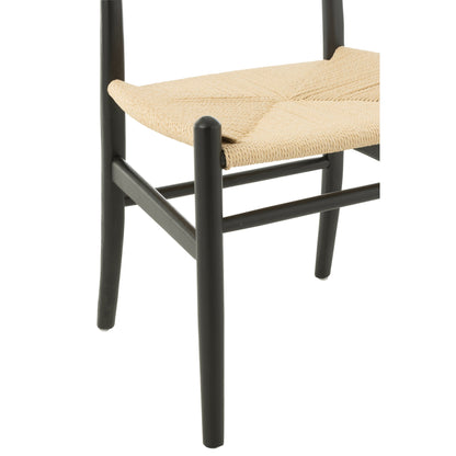 Chair Toon Beechwood/Rope Black J-Line