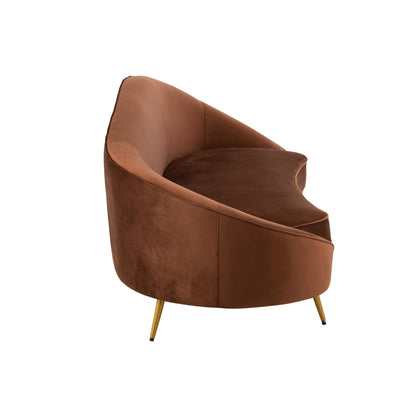 Fabric Sofa Elisabeth Brown 180cm J-Line