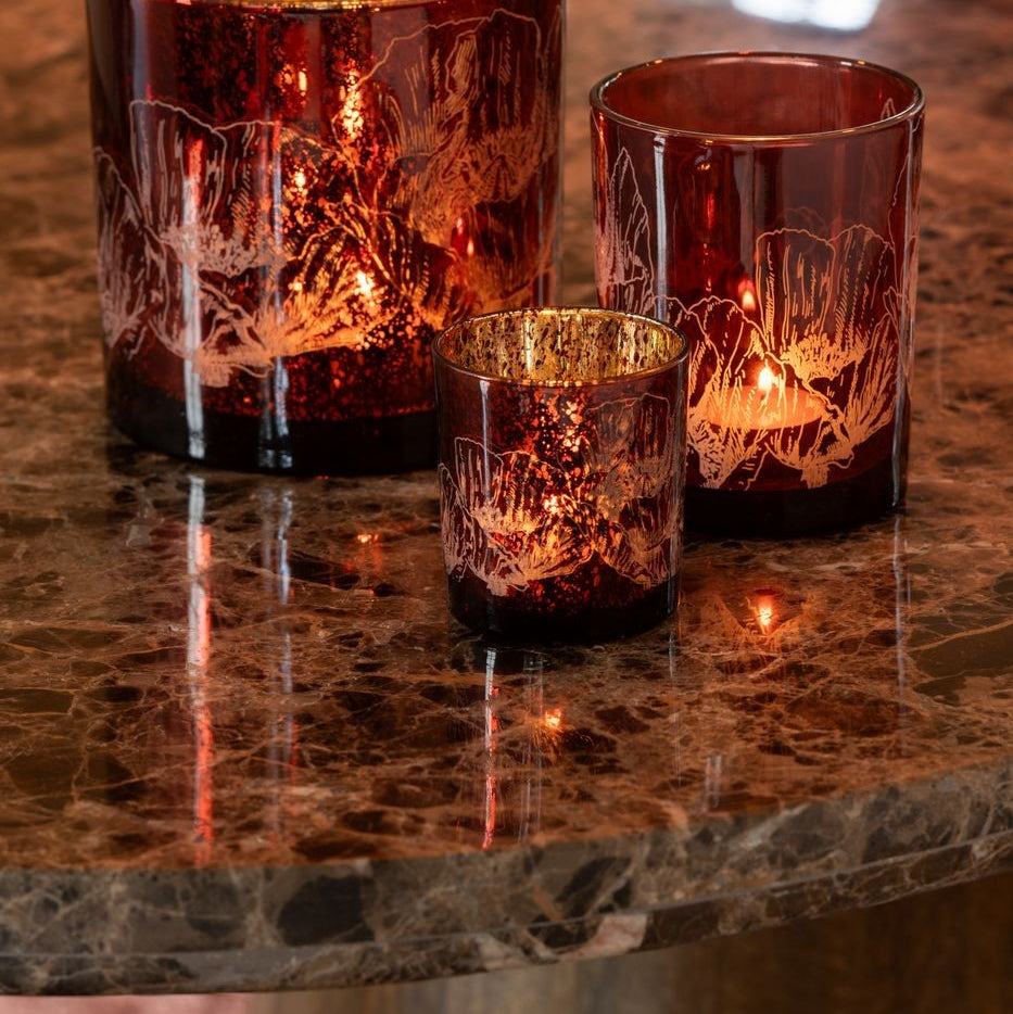 Oval Table Marble/Mango Wood Brown J-Line
