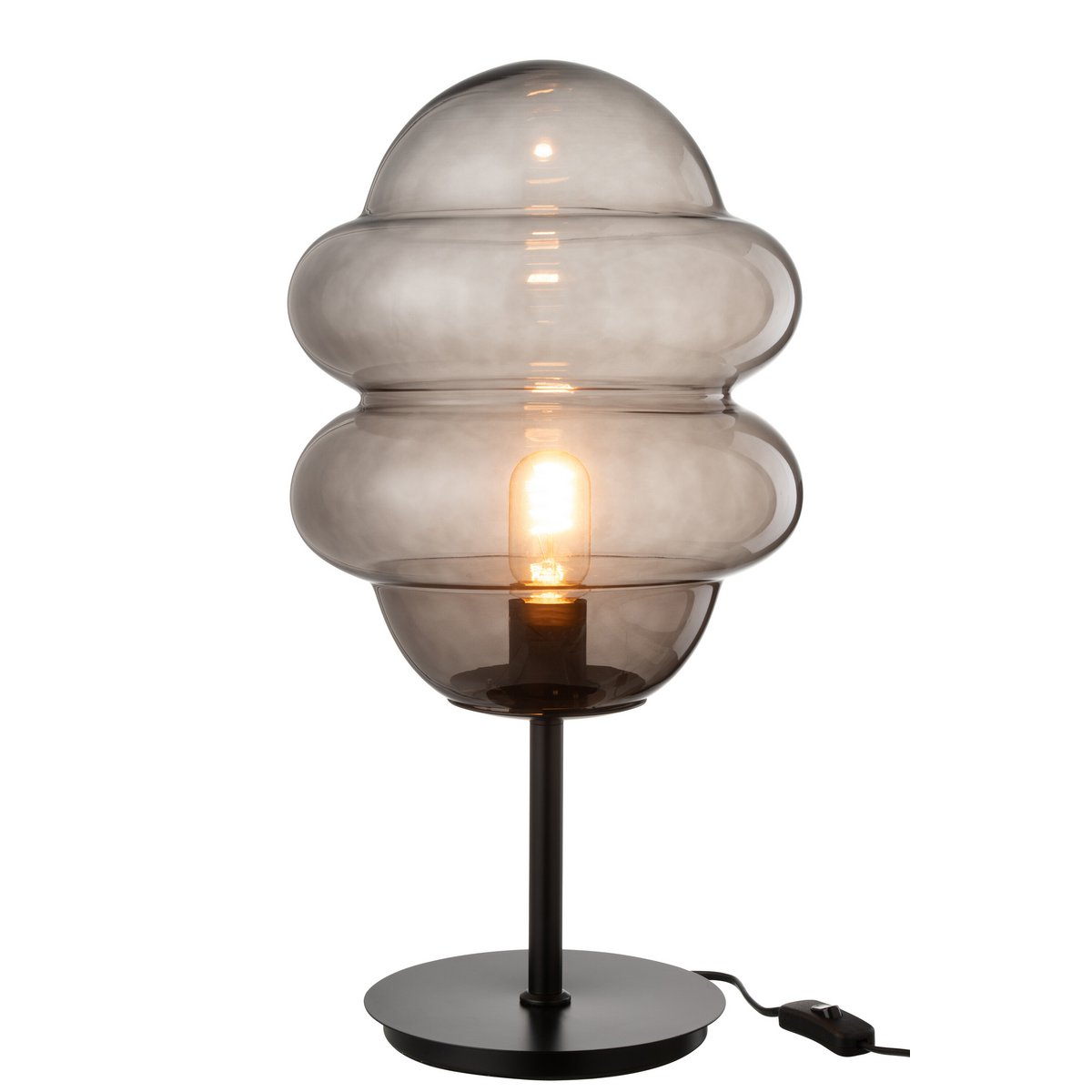 Tafellamp Honinglepel Glas Grijs J-Line