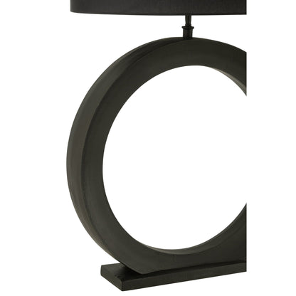Tafellamp Lamp Rond Aluminium Zwart J-Line